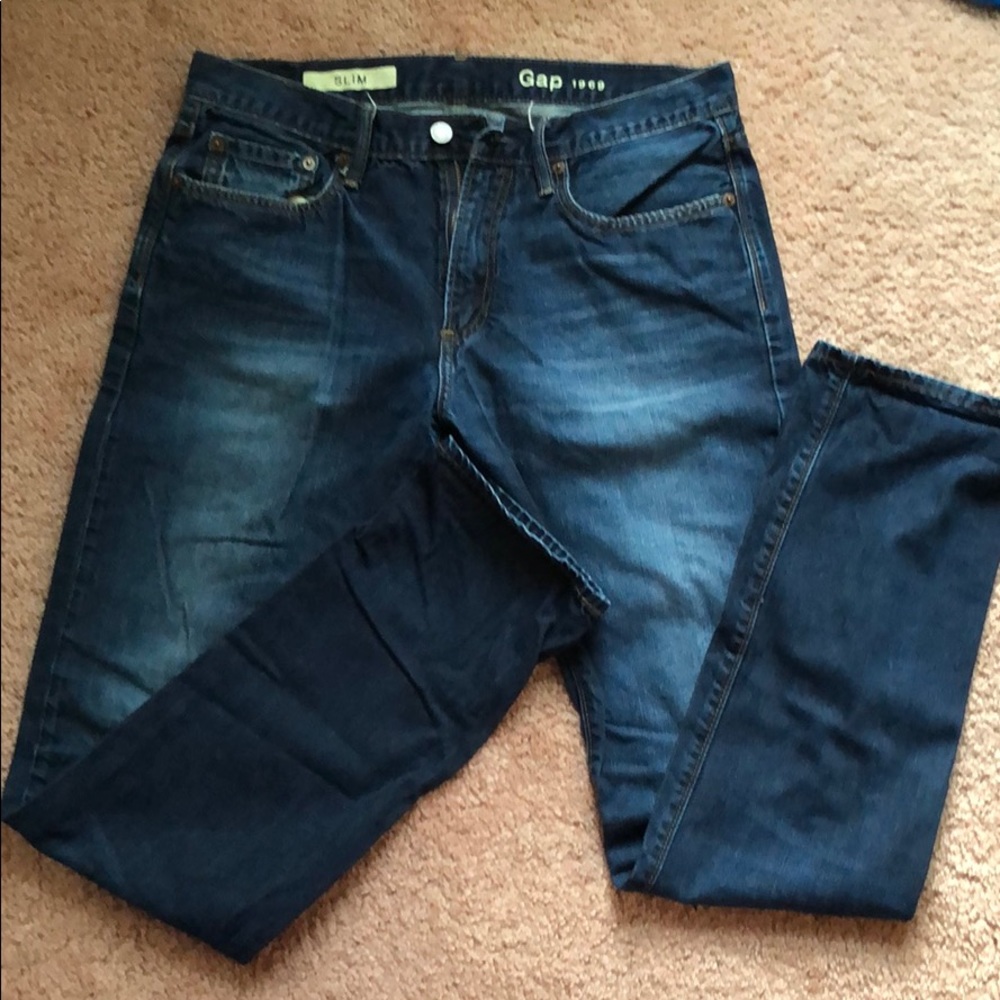 GAP Slim Distressed Jeans